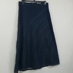 Modest Maxi jean skirt size medium